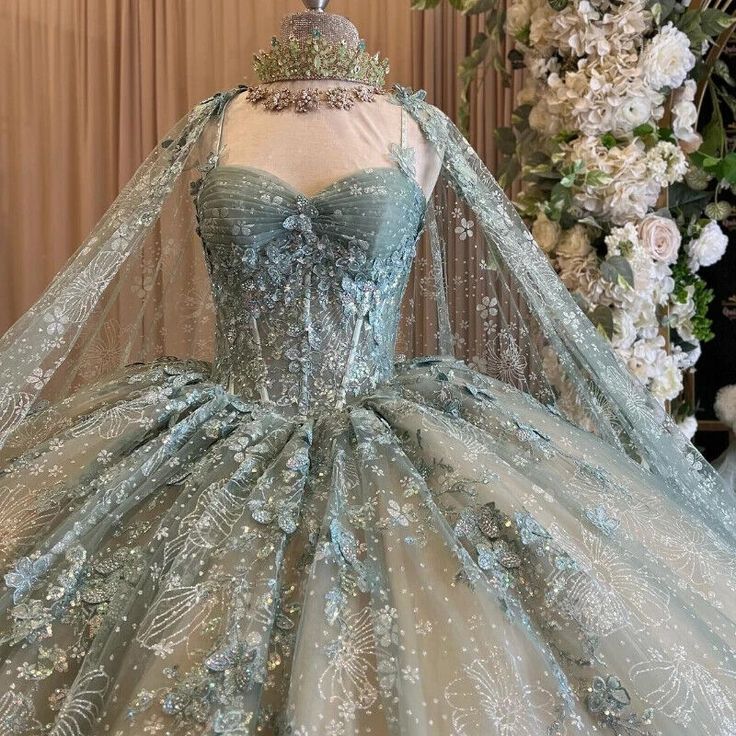 Elegante vestido de quinceañera de encaje con escote en forma de corazón, corte en A, de tul, largo hasta el suelo, para fiesta de cumpleaños, noche, baile, TP4409