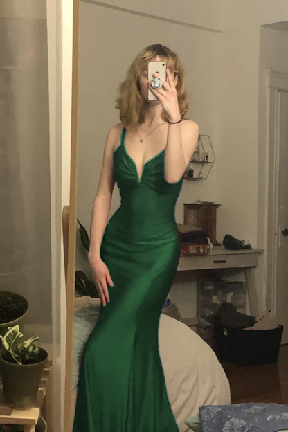 Burgundy mermaid long prom evening dress     fg3068