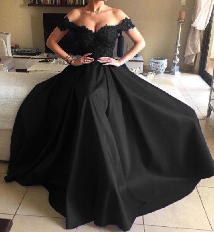 Vestidos de noche largos de sirena de satén con escote en forma de corazón y encaje, vestidos de fiesta con hombros descubiertos