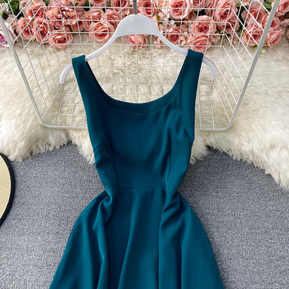 Simple A Line Short Dress Fashion Ddress  10878