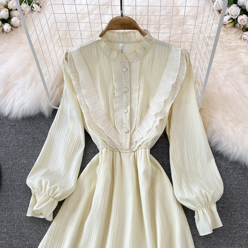 Sweet A Line Chiffon Short Dress Fashion Dress  10796