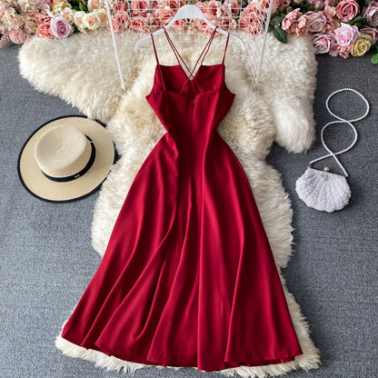 Simple A Line Short Dress Fashion Dress  10867