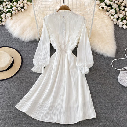 Sweet A Line Chiffon Short Dress Fashion Dress  10796
