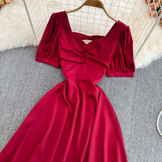 Cute Bow A Line Short Dress Fashion Dress  10718