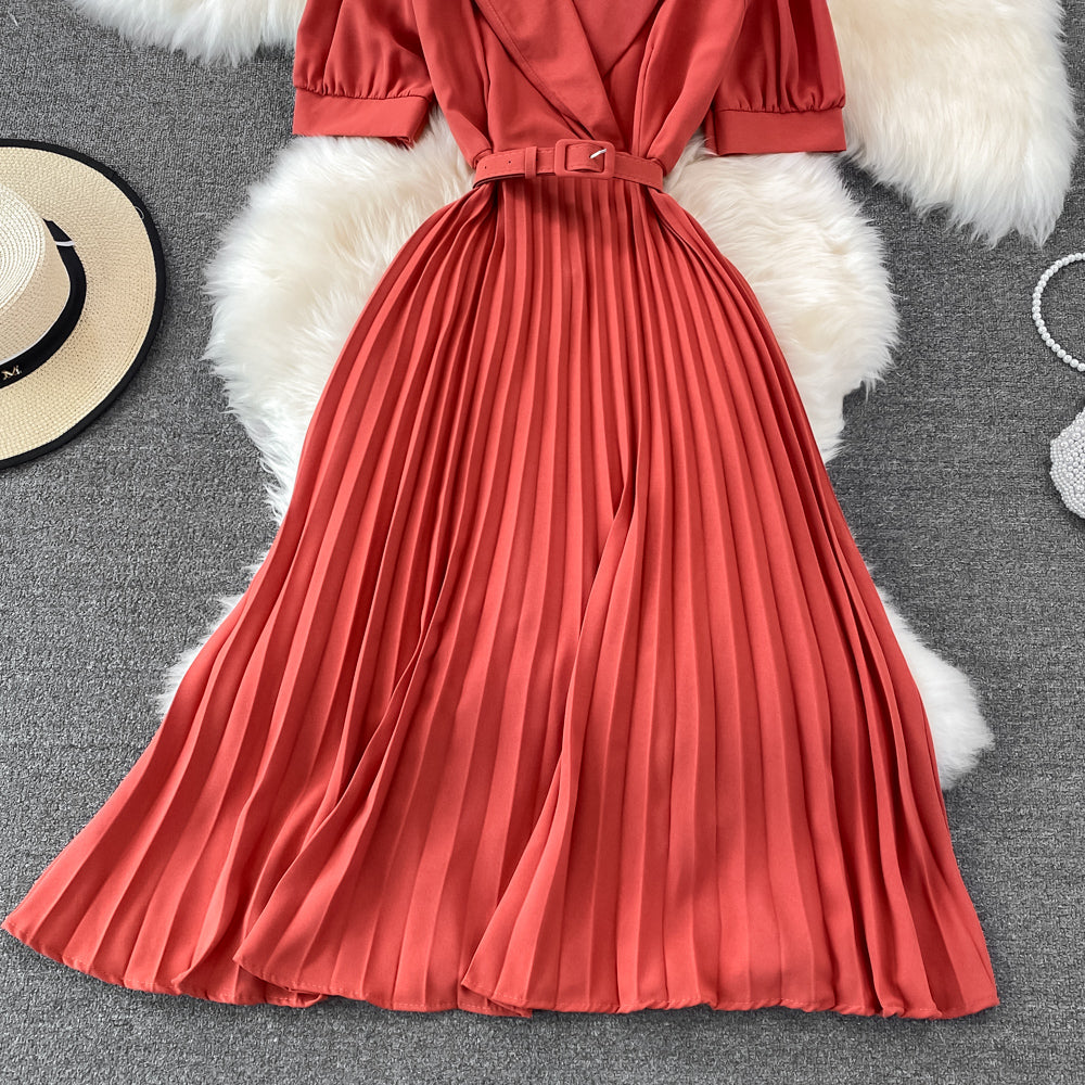 Cute V Neck Short Dress A Line Fashion Dress  10704