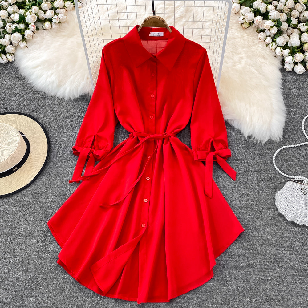 Cute Chiffon Short A Line Dress Fashion Dress  10706