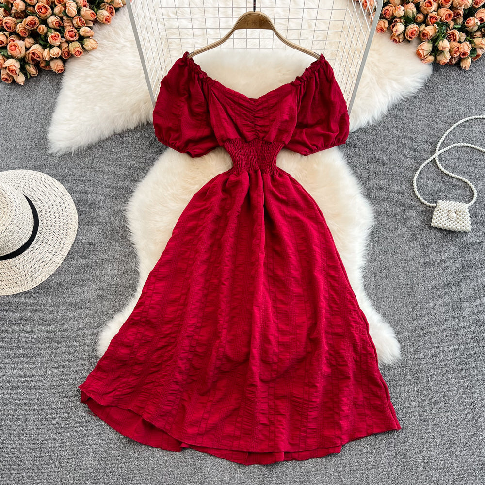 Cute A Line Short Dress Fashion Dress  10710