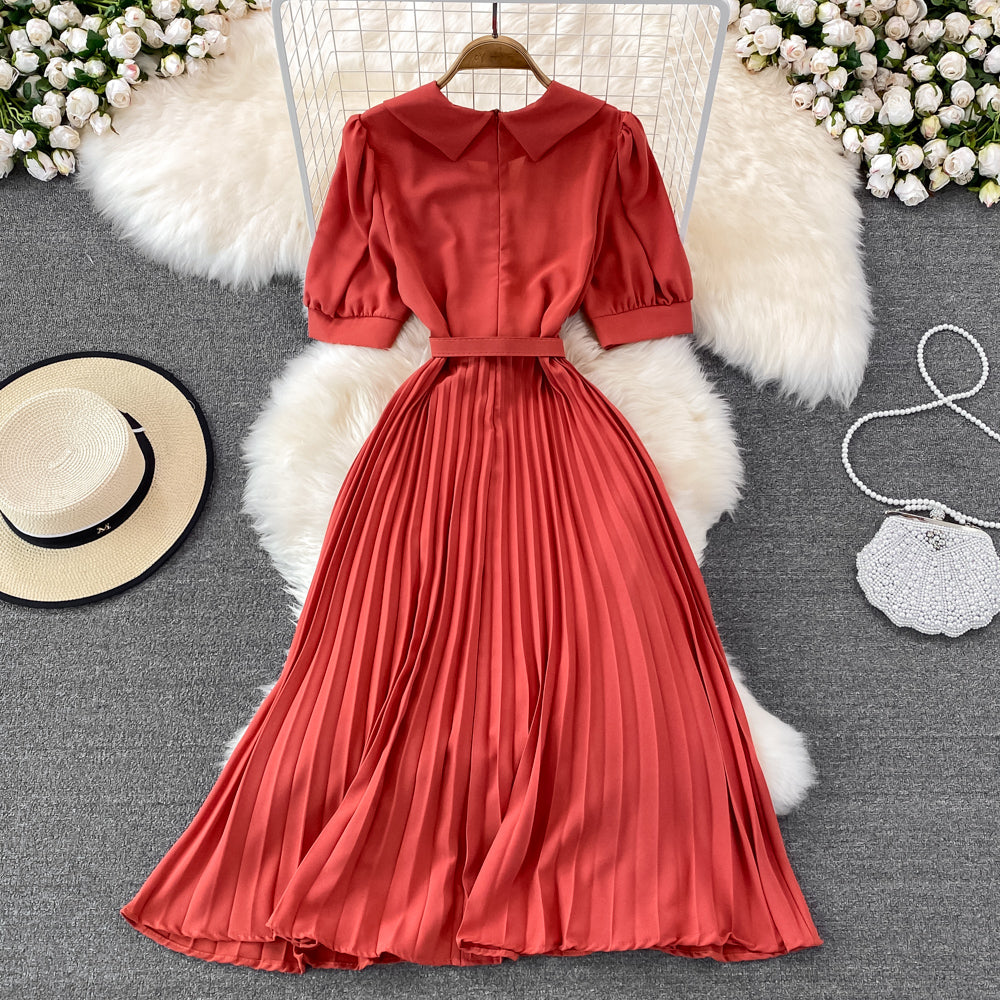 Cute V Neck Short Dress A Line Fashion Dress  10704