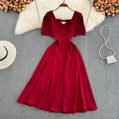 Cute Bow A Line Short Dress Fashion Dress  10718