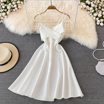 Cute V Neck Short Dress A Line Fashion Dress  10715