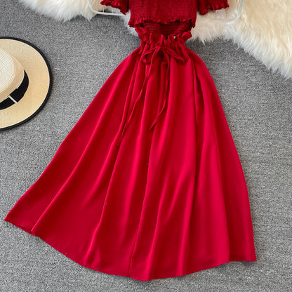 Cute A Line Off Shoulder Dress Short Dress  10723