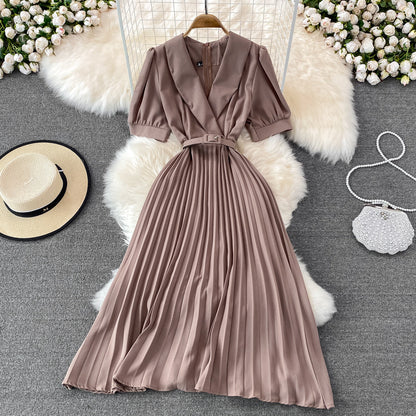 Cute V Neck Short Dress A Line Fashion Dress  10704