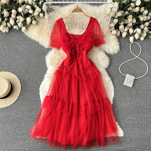Cute Tulle Short Dress A Line Fashion Dress  10719