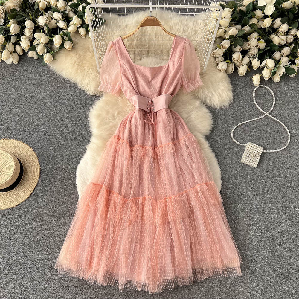 Cute Tulle Short Dress A Line Fashion Dress  10719