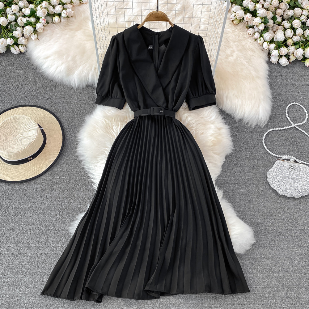 Cute V Neck Short Dress A Line Fashion Dress  10704