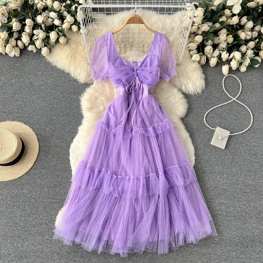 Cute Tulle Short Dress A Line Fashion Dress  10719
