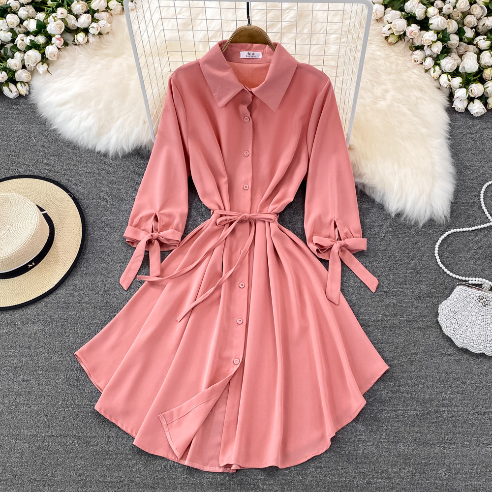 Cute Chiffon Short A Line Dress Fashion Dress  10706
