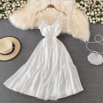Cute V Neck Short Dress Fashion Dress  10697