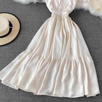 Cute V Neck Short Dress Fashion Dress  10697