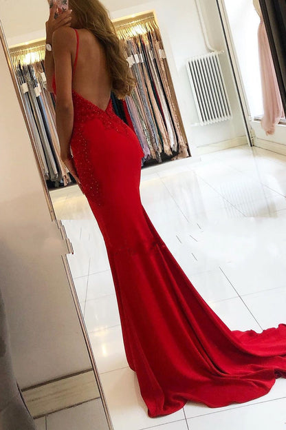 Vestido de noche de diseñador Vestidos de fiesta largos con espalda abierta