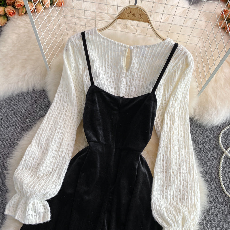 Lovely Two-Piece Dress A Line Fashion Dress  10966