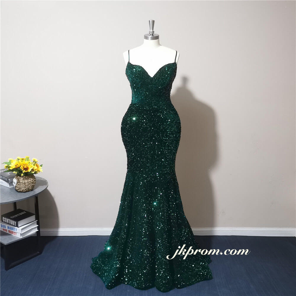 Vestidos de fiesta largos verde esmeralda, vestidos de noche con lentejuelas brillantes para bodas, vestidos para fiestas y eventos.