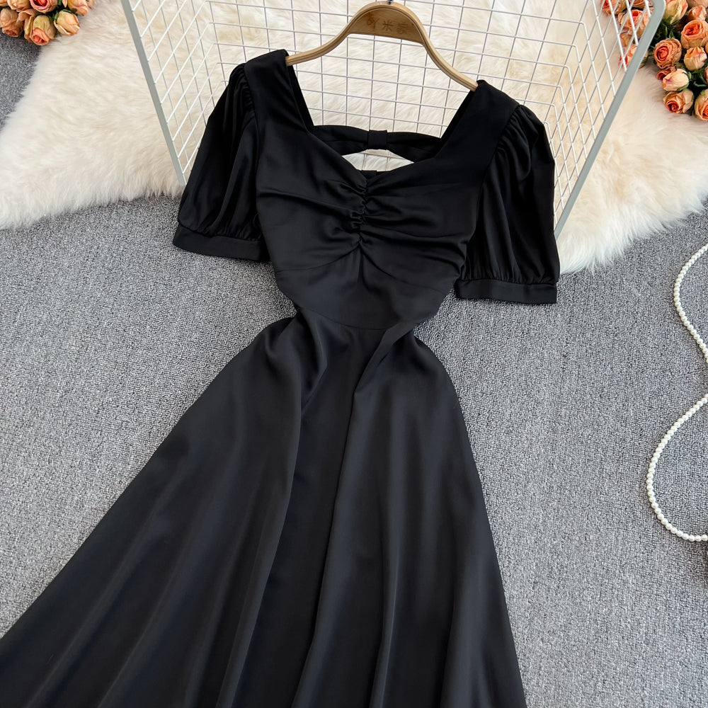 Cute Bow A Line Short Dress Fashion Dress  10718