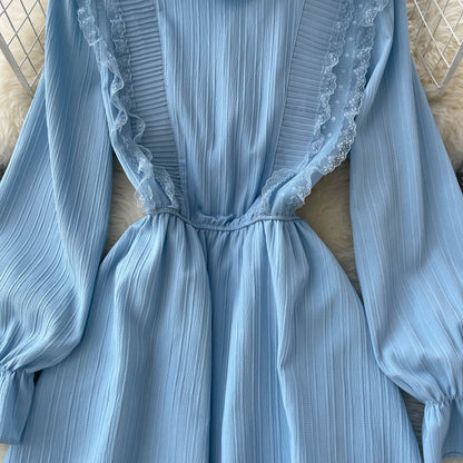 Cute A Line Long Sleeve Dress Fashion Dress  10776