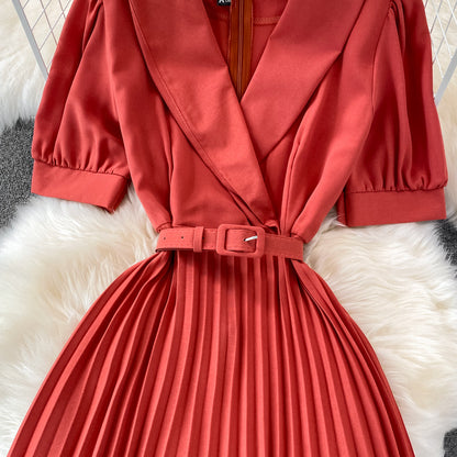 Cute V Neck Short Dress A Line Fashion Dress  10704