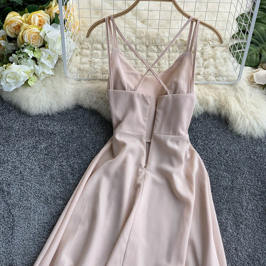 Cute A Line Chiffon Short Dress Fashion Dress  10822