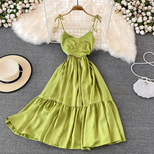 Cute V Neck Short Dress Fashion Dress  10697