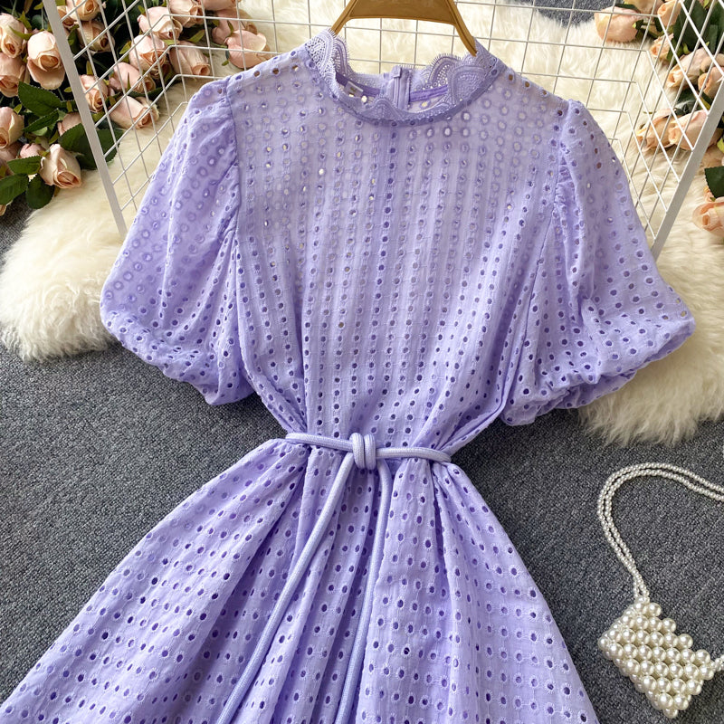 Cute Cutout A Line Dress Fashion Dress  10665