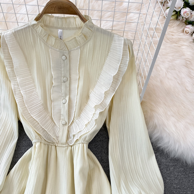 Sweet A Line Chiffon Short Dress Fashion Dress  10796