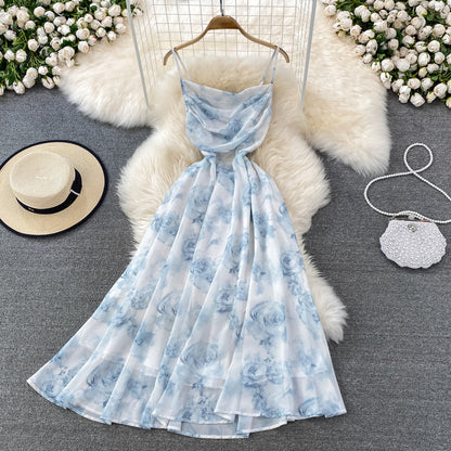 Cute A Line Floral Dress Fashion Dress  10759