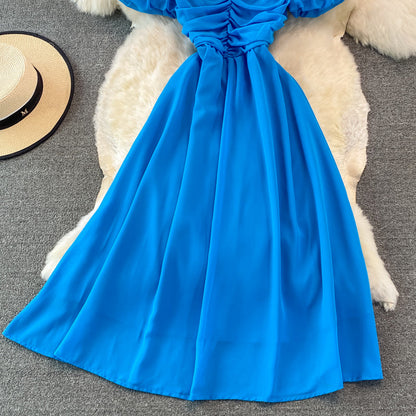 Cute A Line V Neck Short Dress Fashion Dress  10920