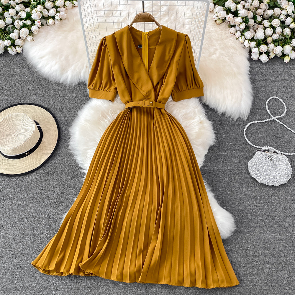 Cute V Neck Short Dress A Line Fashion Dress  10704