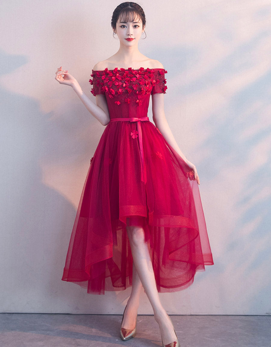 Cute tulle short prom dress cocktail dress  8423