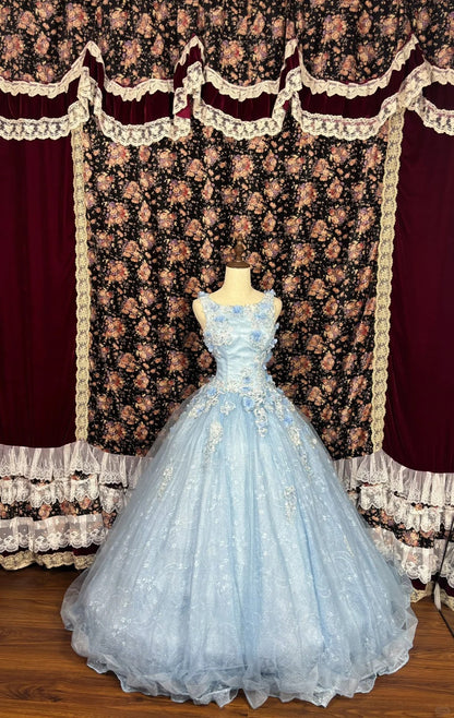 A Line Princess Evening Dress Ball Gown Quinceanera Dresses for Girls Long Party Gowns    cg25777