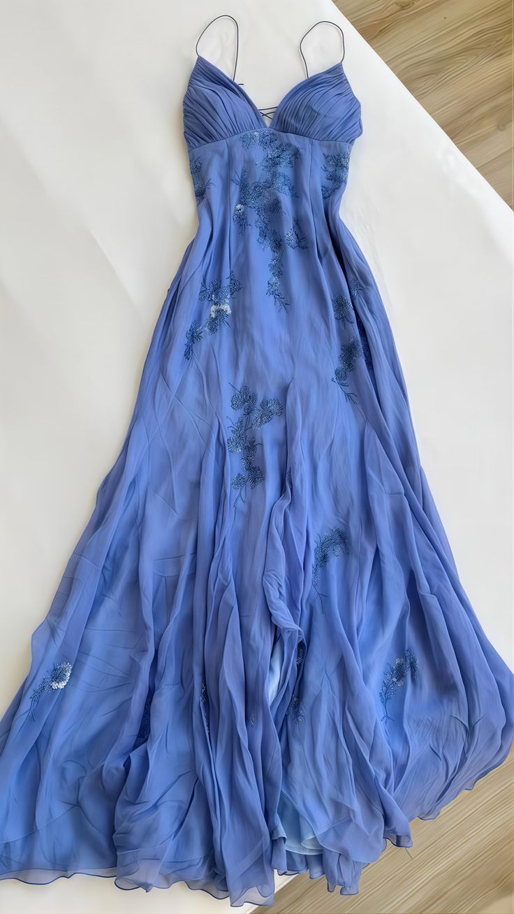 Pretty Spaghetti Straps Long Prom Dresses Wedding Party Dress