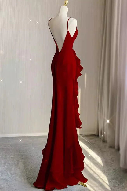 White Sheath Halter Backless Wedding Dress    fg3671