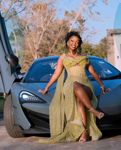 Sexy Long Prom Dresses Formal Evening Dress For Black Girls   cg25456