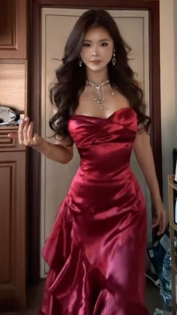 Burgundy Evening Dresses, Sleeveless Long Prom Party Gowns  cg25556