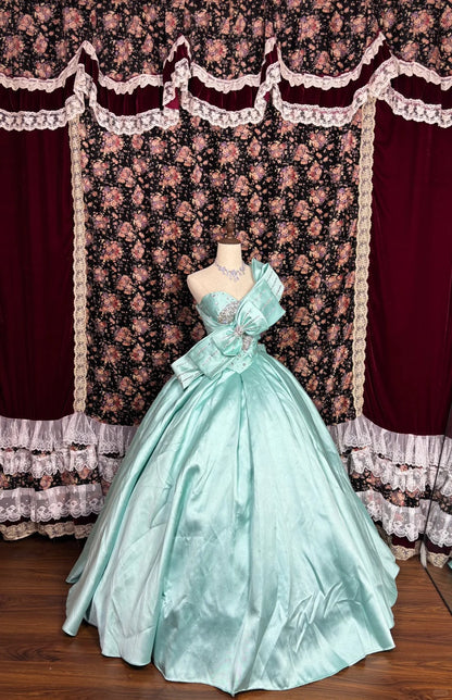 A Line One Shoulder Ball Gown Quinceanera Dress Unique Evening Dress    cg25576