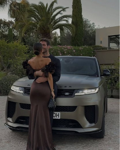 Unique Off The Shoulder Long Prom Dresses Elegant Dress for Woman