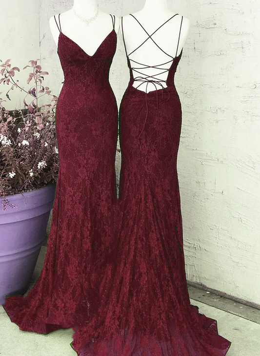 Green Fashion Elegant Lace Halter Long Mermaid Slim Ball Gown Evening Dress Wedding Party Dress gh3302