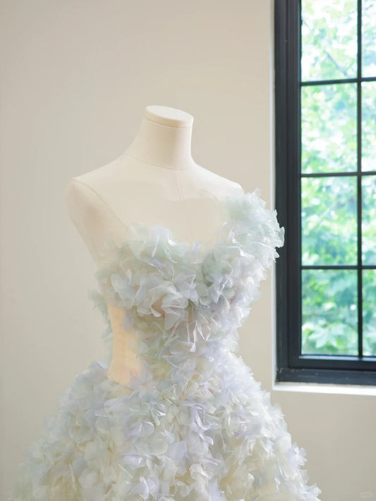 Specially adjusted Monet Garden color fairy elegant long tulle Prom Dress evening dress gh5061