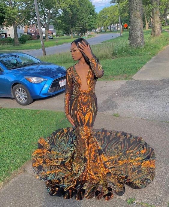 Vestido de fiesta negro para chicas, vestidos de fiesta ajustados largos