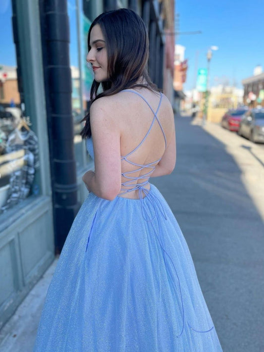 Vestido de fiesta largo de tul con escote corazón sencillo, vestido de noche con lentejuelas