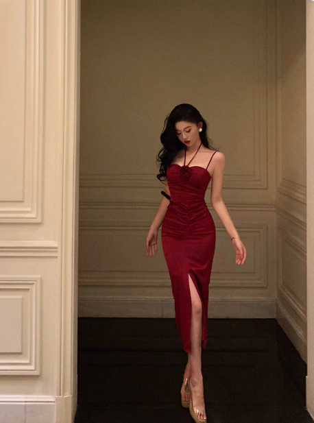 Sexy Sheath Red 21st Birthday Dress Party Gown Birthday Outfits Birthday Dress Ideas For Women DP1892