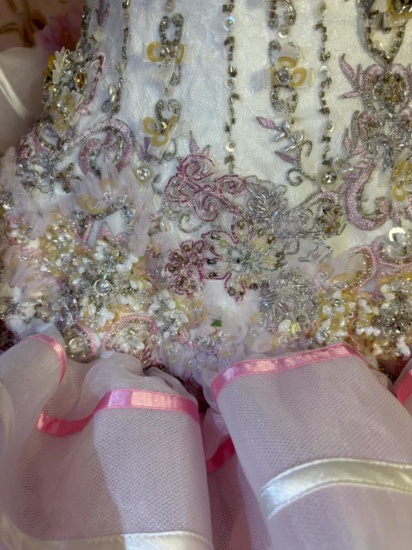 Vestido de noche vintage rosa con escote corazón, sin tirantes y cuentas, para quinceañeras, corte A, TP4288